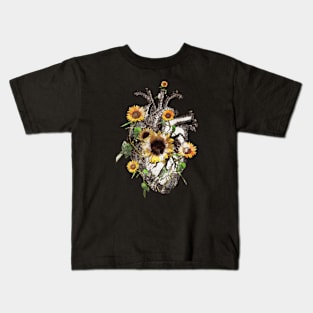 Floral heart 19 Kids T-Shirt